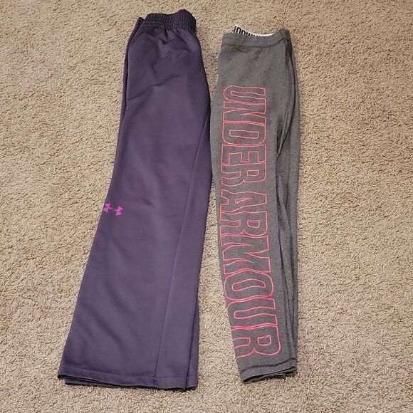 Lot of 2 Gray Under Armour Pants size Small - Picture 1 of 4